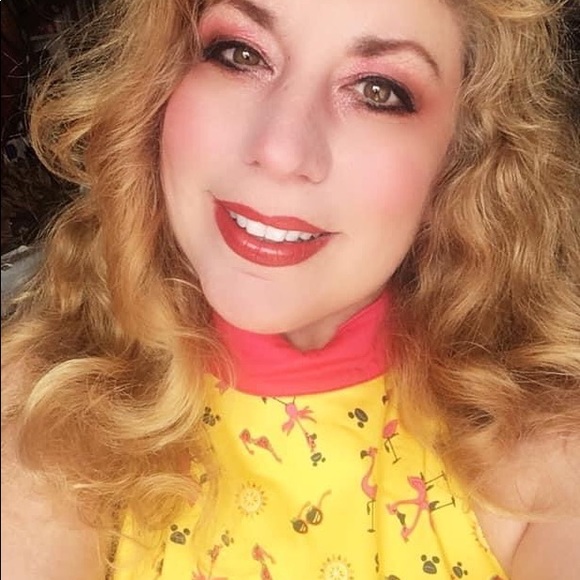 Disney Dress Shop Flamingo Dress size Medium EUC - Picture 3 of 4